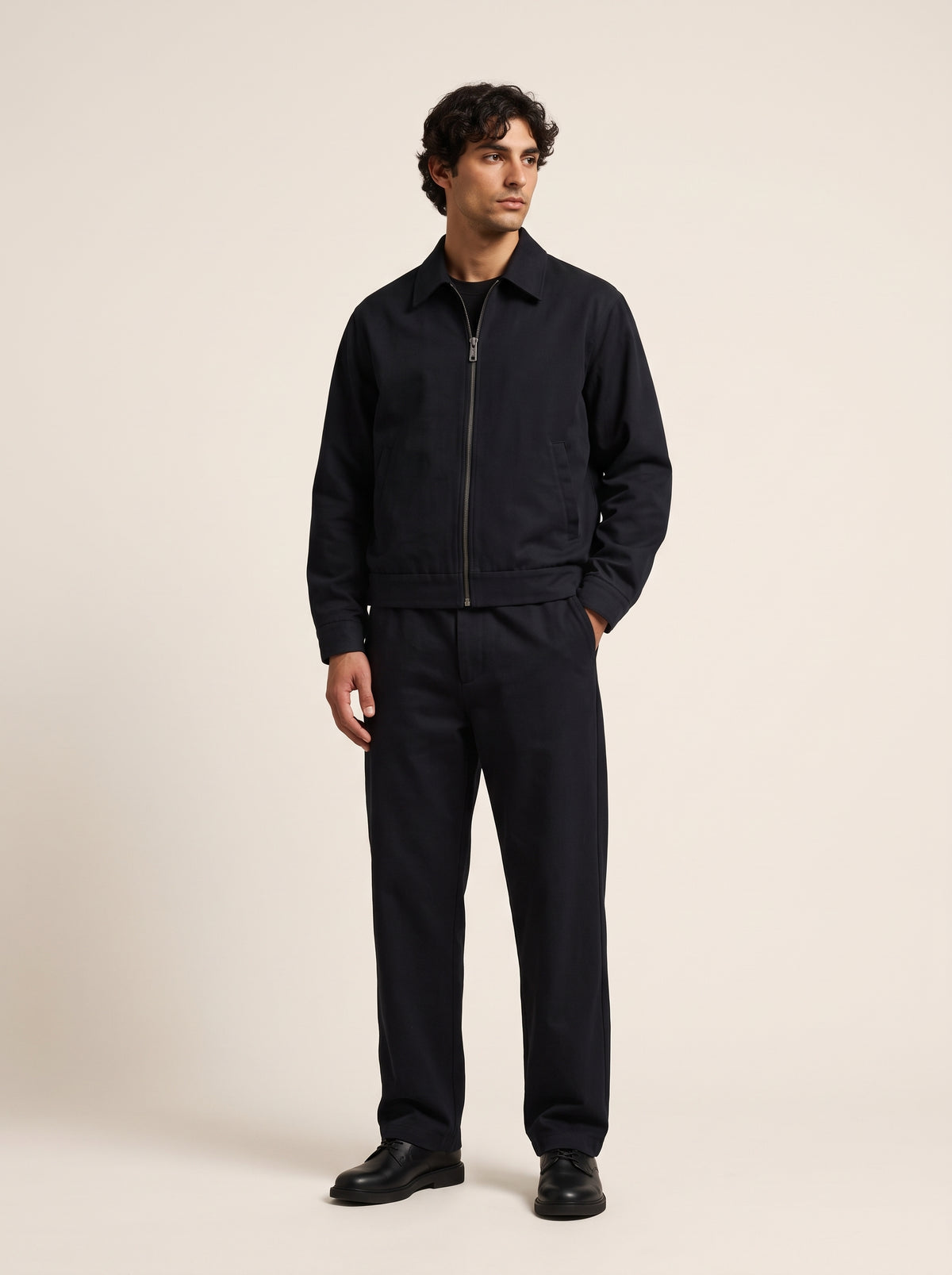 Ensemble Veste Zippée & Pantalon Marine